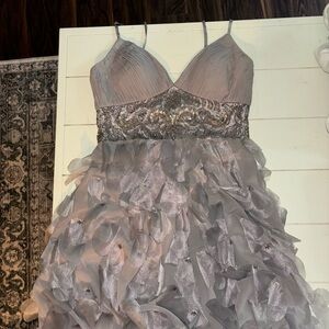 2000s Y2K Vintage Silk Beaded Sue Wong Designer Dress